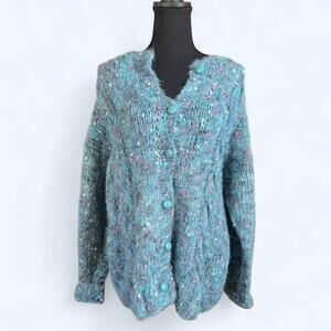 Oversized confetti cardigan fairy sweater Size Medium